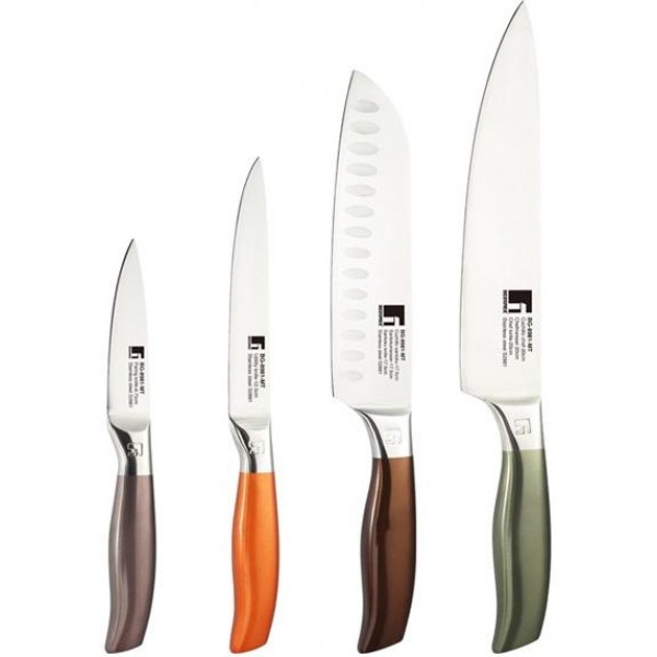 

Набор кухонных ножей Bergner Neon Classic 4 предмета из нержавеющей стали