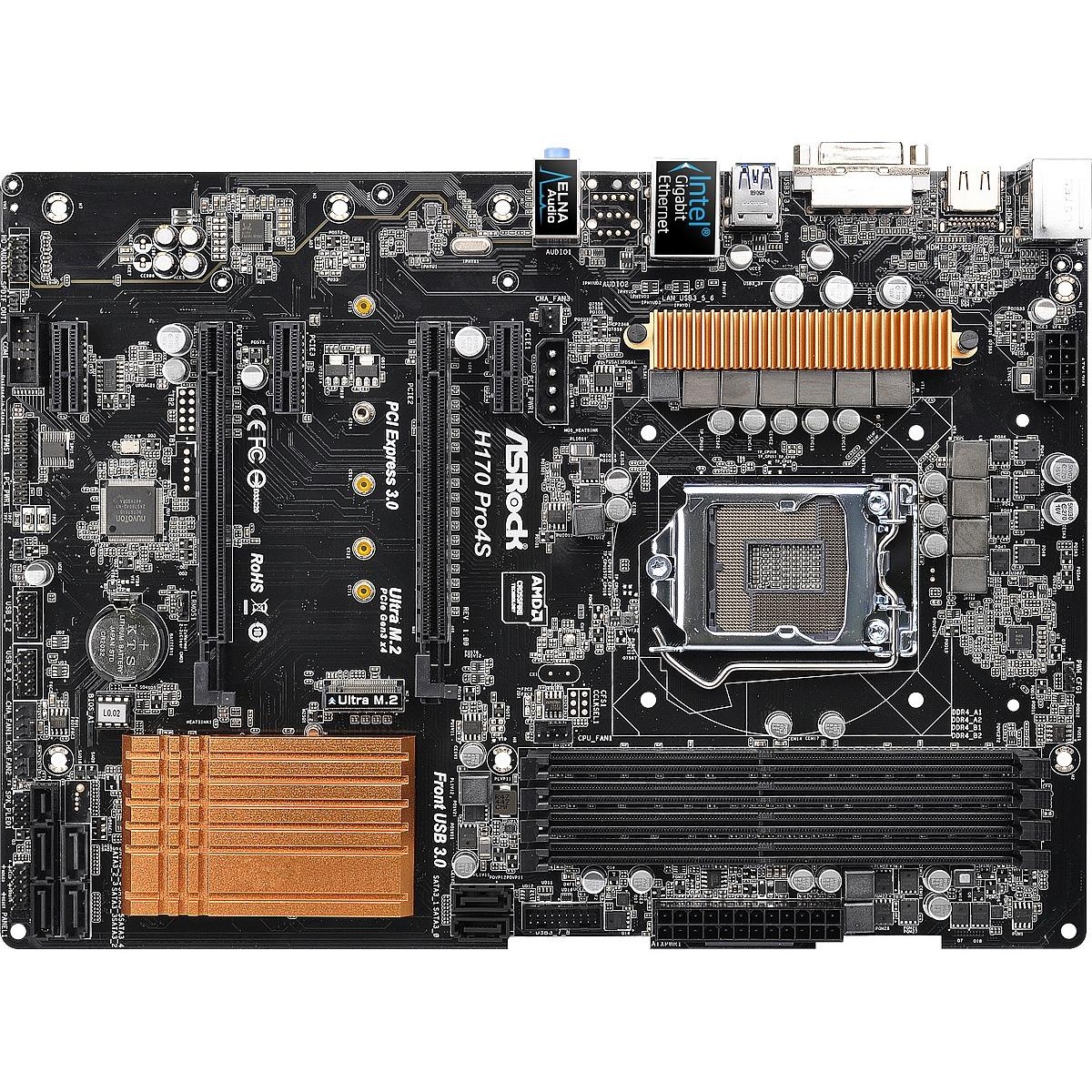 

Материнская плата ASRock H170 Pro4S (s1151, Intel H170, PCI-Ex16) Б/У