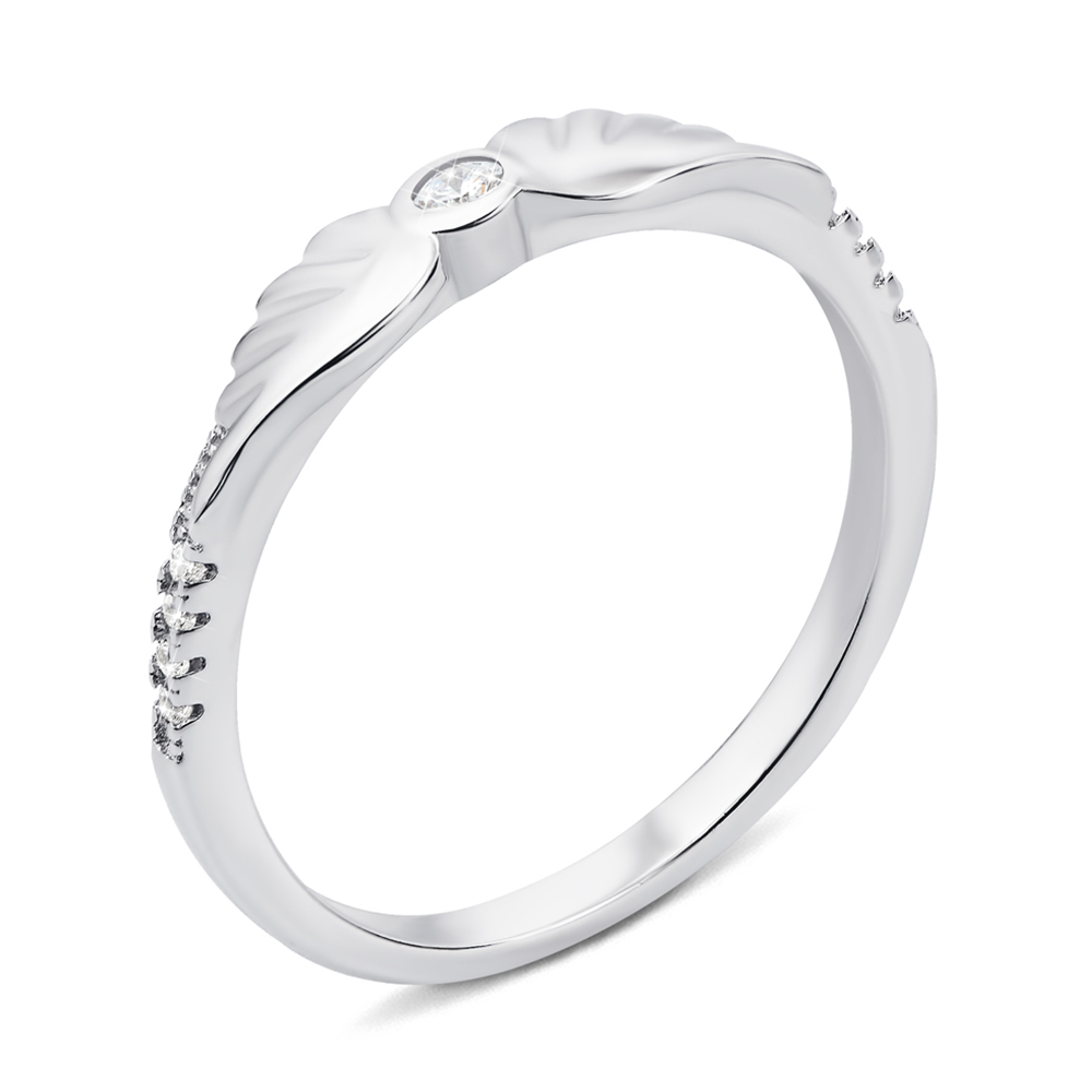 

Серебряное кольцо с фианитами 000136954 16 размера