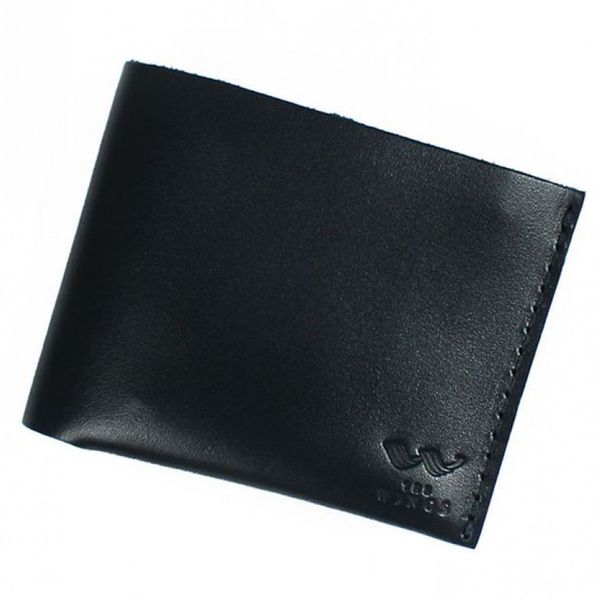 

Кожаный мужской кошелек The Wings Mini с монетницей черный TW-CW-MINI-BLACK-KSR