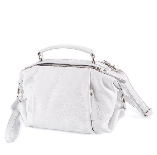 

Женская кожаная сумка Камелия М269 white