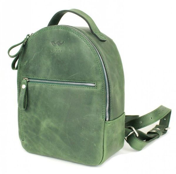 

Рюкзак женский кожаный Groove S зеленый винтажный TW-GROOVE-S-GREEN-CRZ
