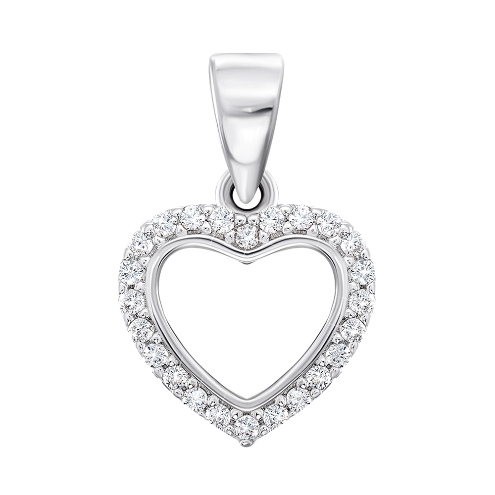 

Серебряная подвеска с фианитами 000132529