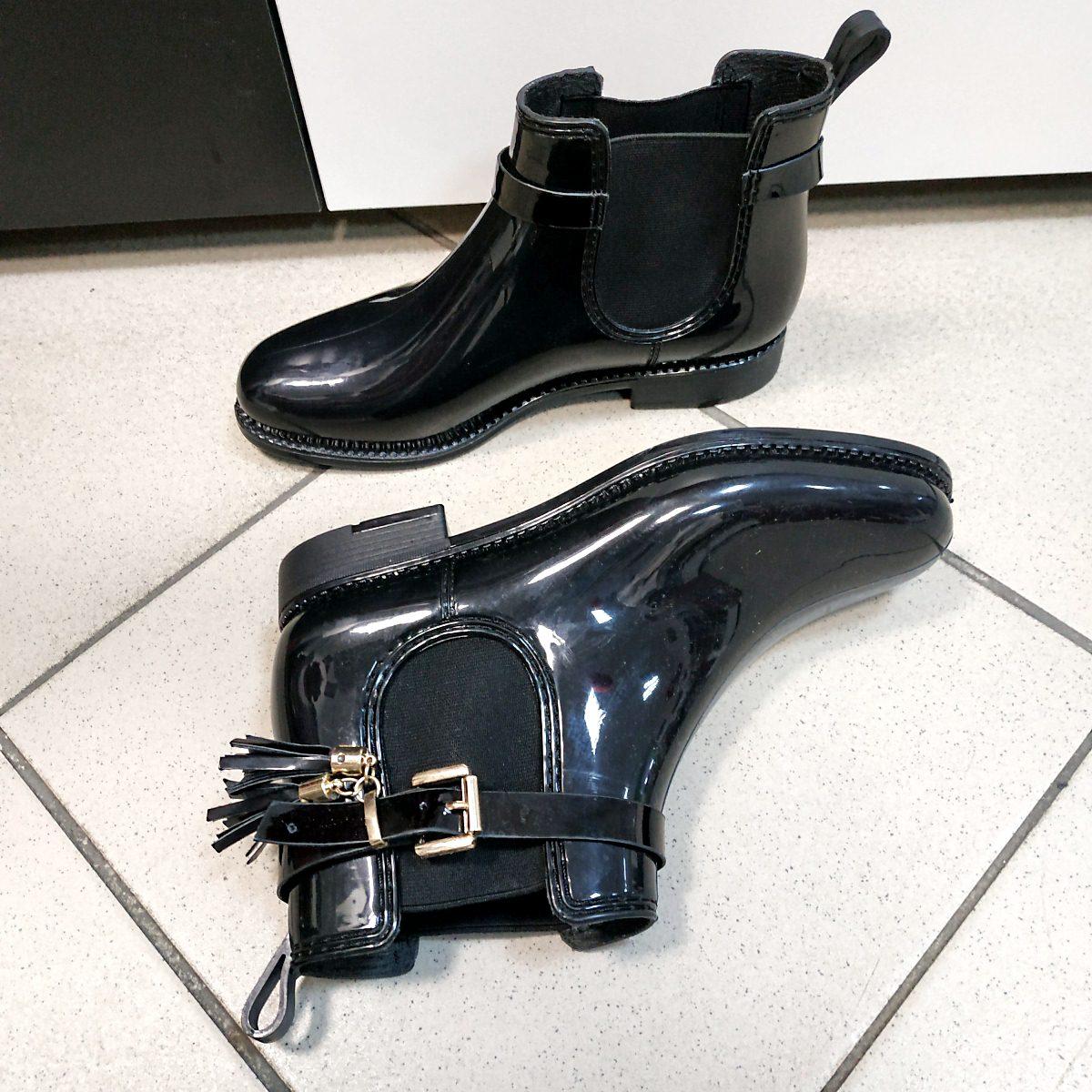 

Резиновые ботинки женские черные Andre, 36