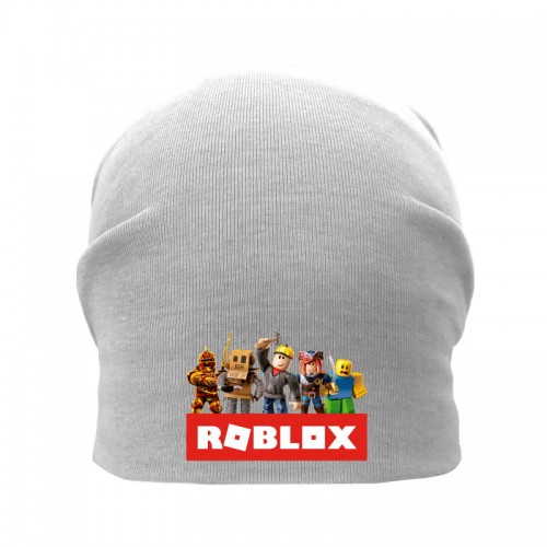 

Шапка детская Роблокс серая (Roblox -001) 50-52 см