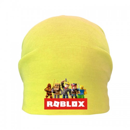 

Шапка детская Роблокс желтая (Roblox -001) 50-52 см