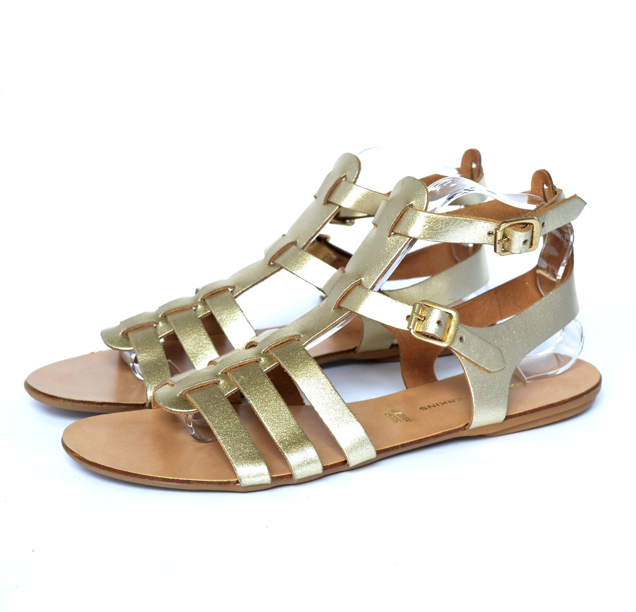 

Сандалии женские золотистые кожаные Dorothy Perkins, 40р