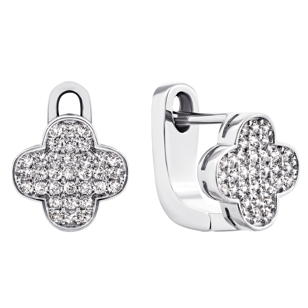 

Серебряные серьги с фианитами 7EA94068