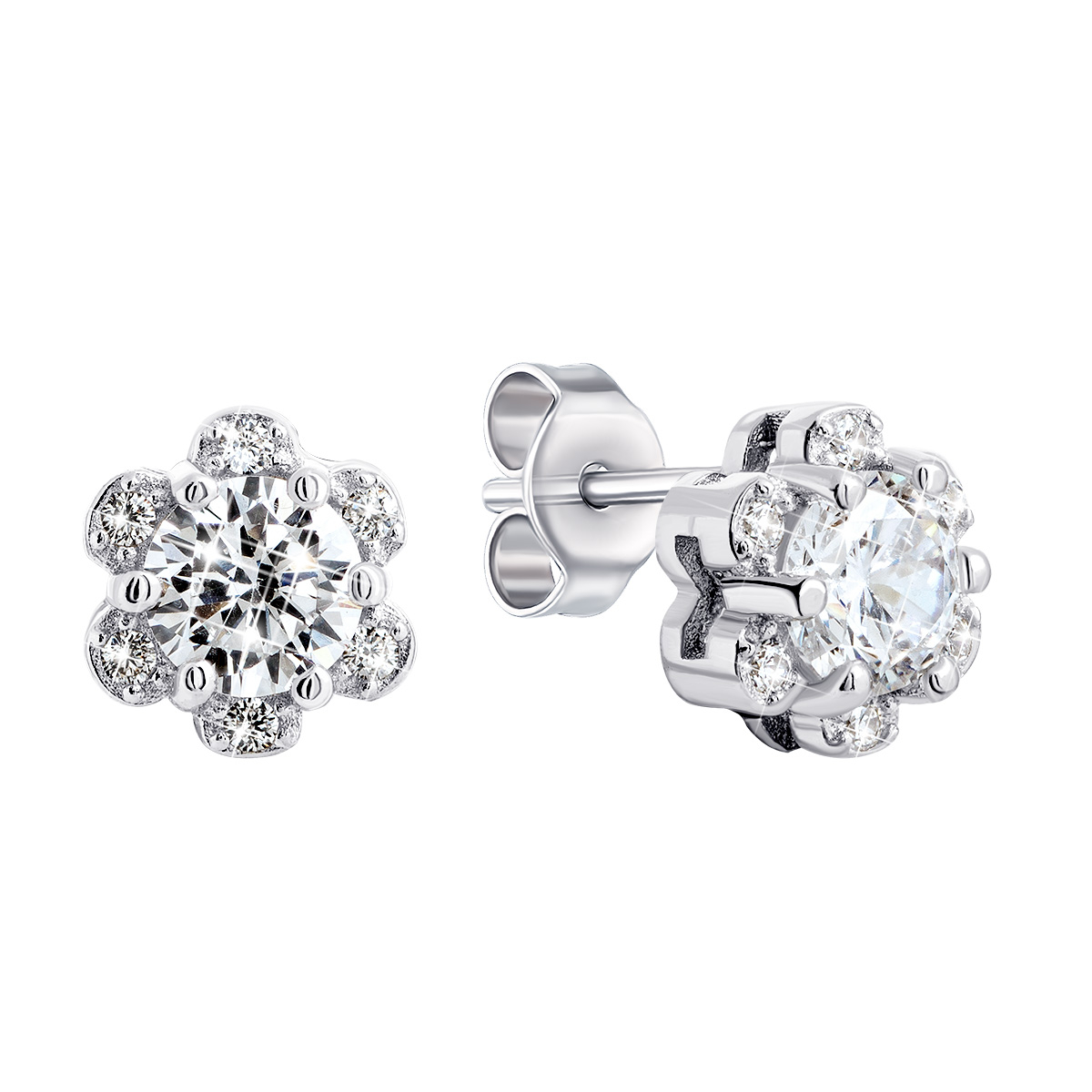 

Серебряные пуссеты с фианитами 1SE62092e