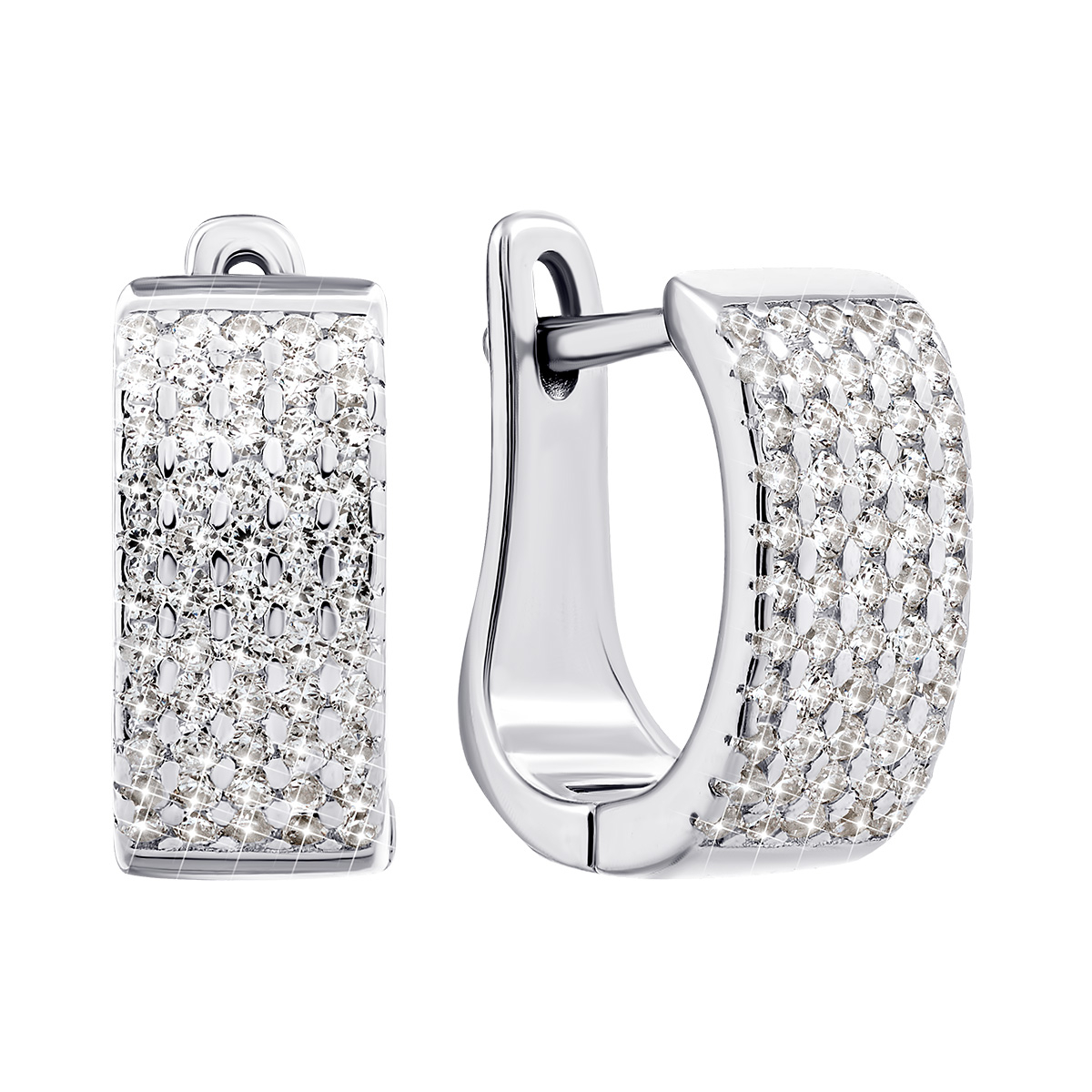 

Серебряные серьги с фианитами SE1460