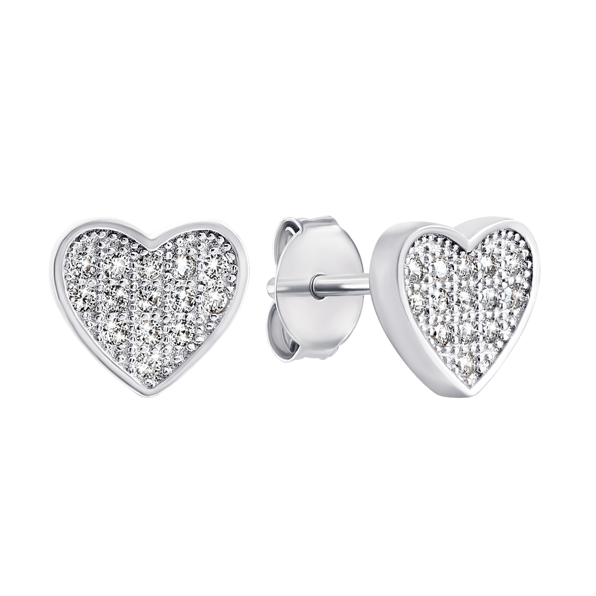 

Серебряные пуссеты с фианитами PESS0629