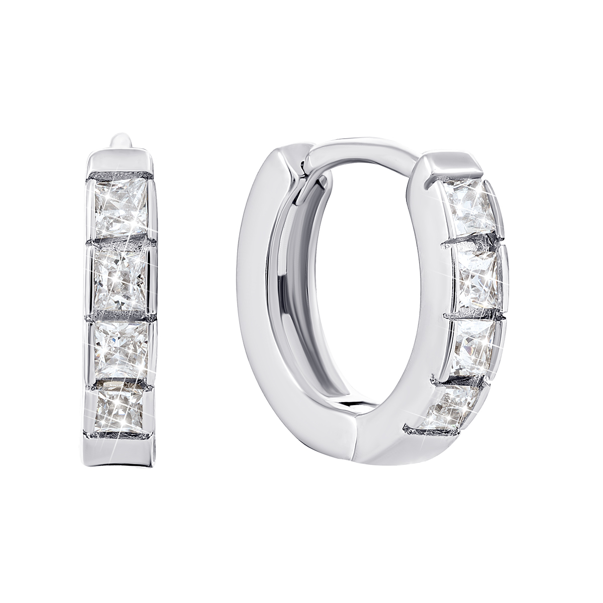 

Серебряные серьги с фианитами SE1331