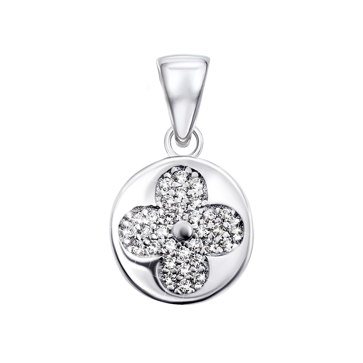 

Серебряная подвеска с фианитами TP163016