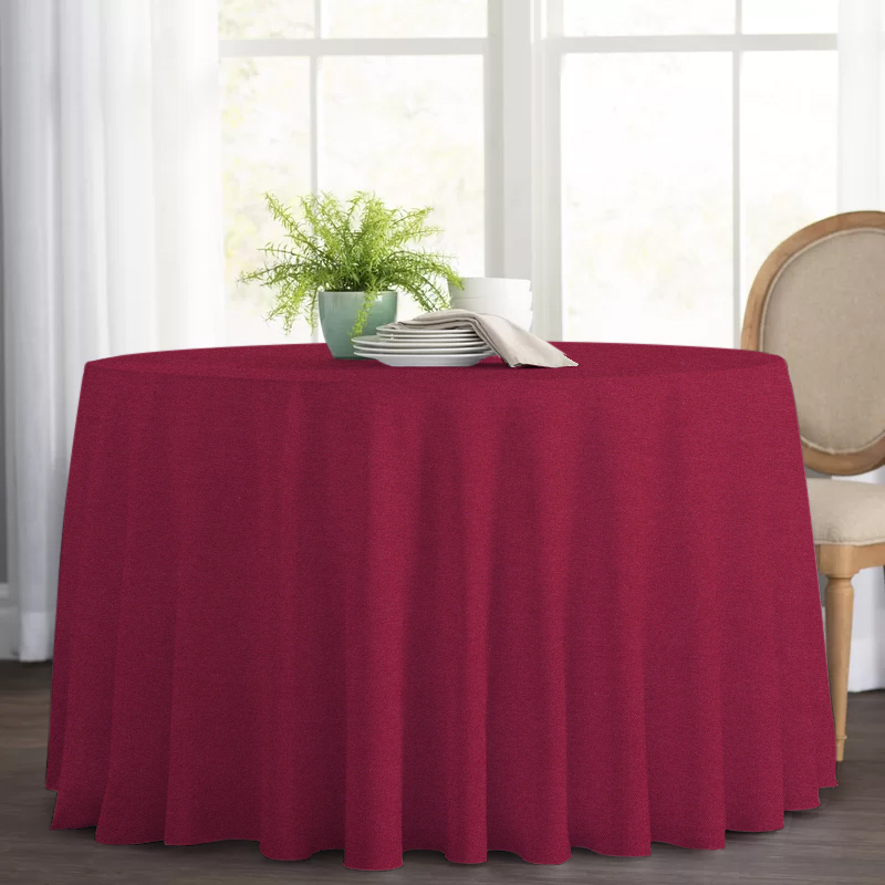 

Круглая cкатерть Time Textile Kanzas Wine Бордовый TT129325 Ø280