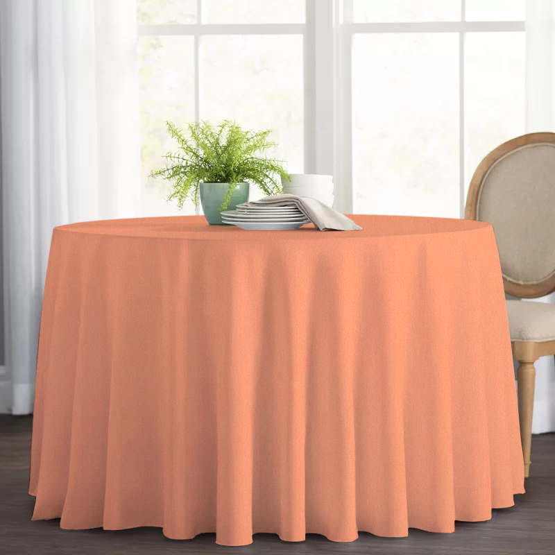

Круглая cкатерть Time Textile Kanzas Salmon Персиковый TT129322 Ø200