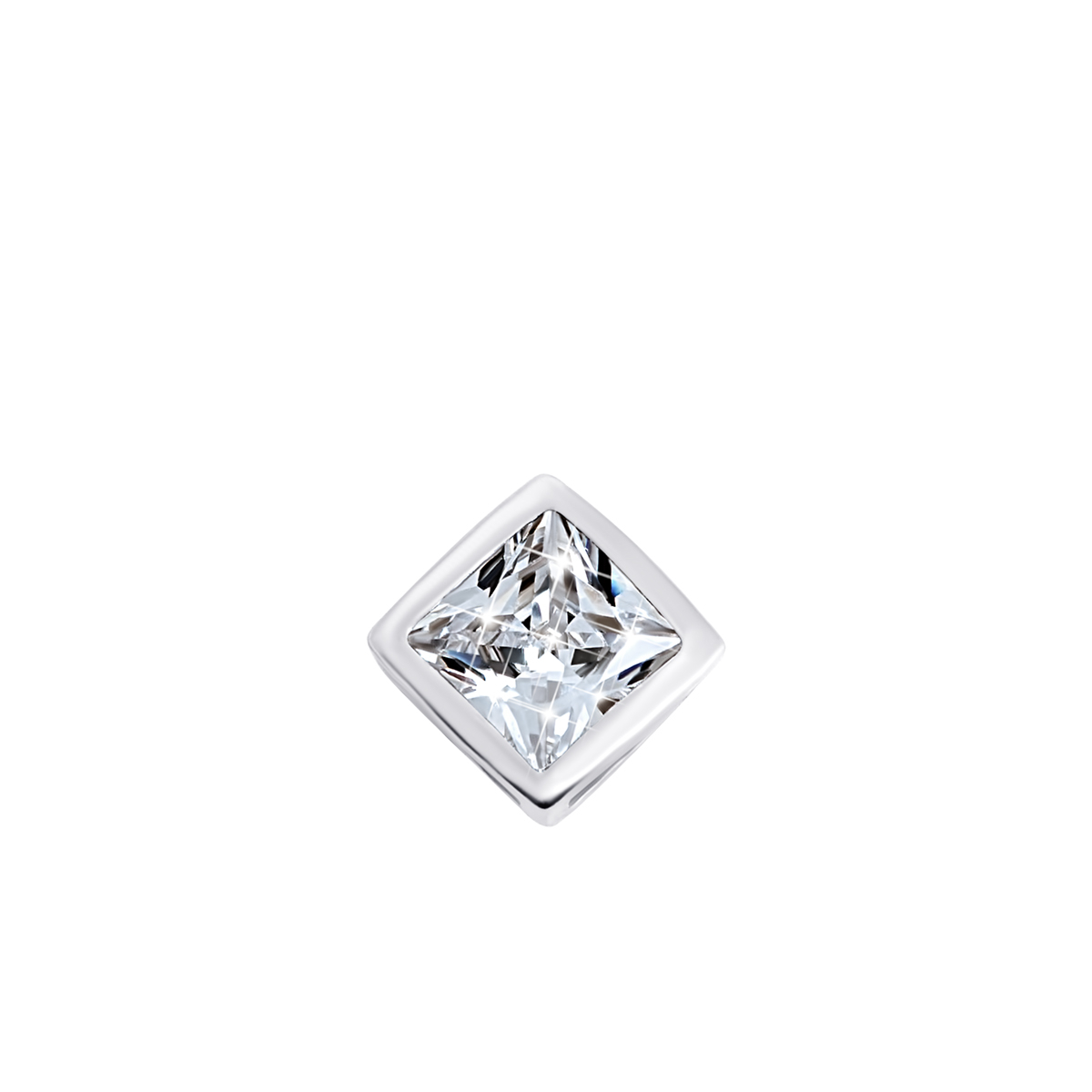 

Серебряная подвеска с фианитом TP0265-SQ4