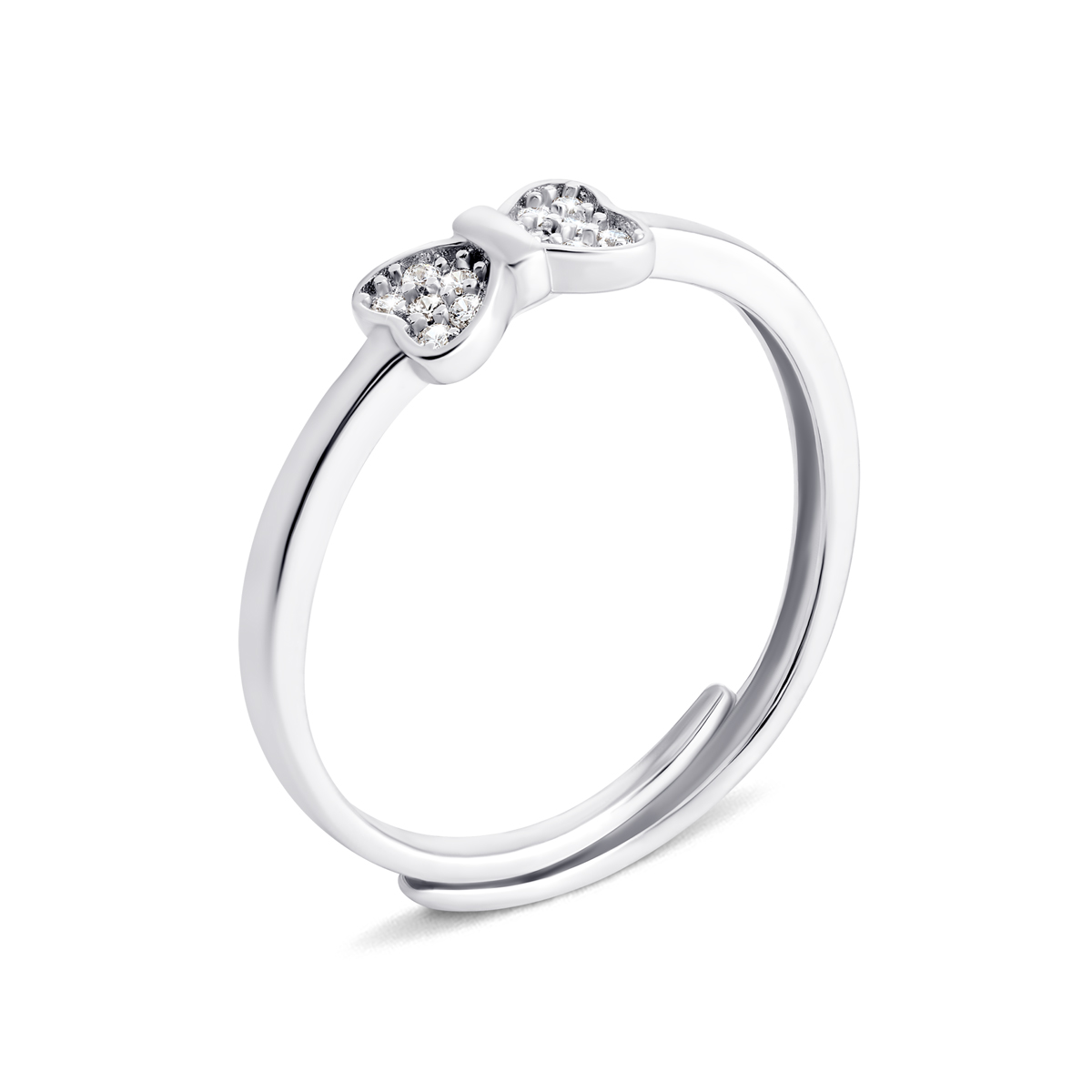 

Серебряное кольцо с фианитами TR0716