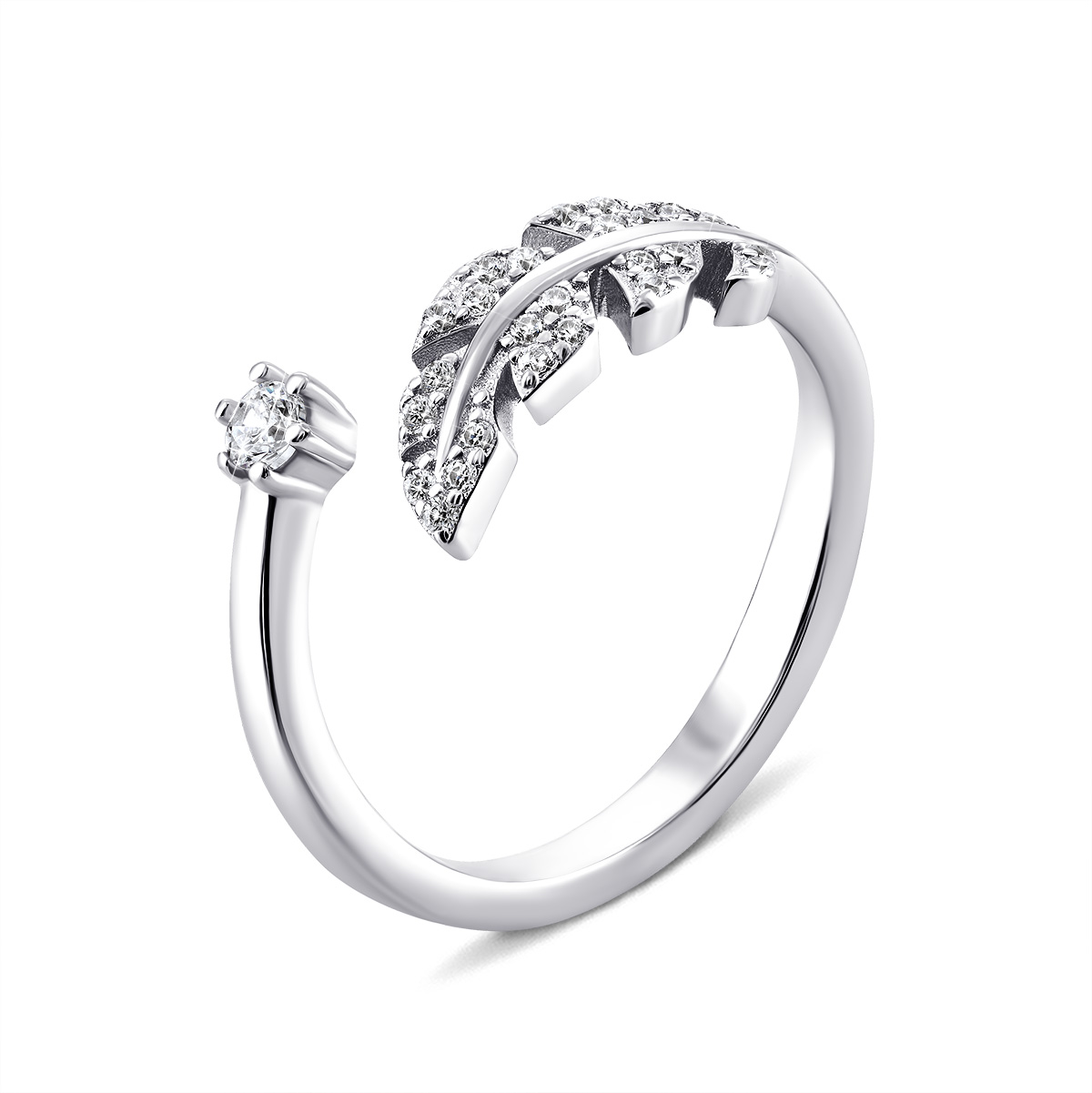 

Серебряное кольцо с фианитами PRS2323