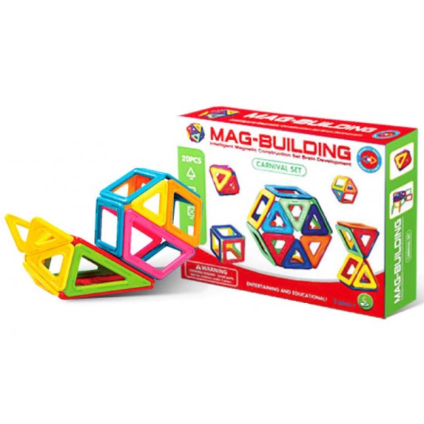 

Магнитный конструктор Mag Building на 20 деталей