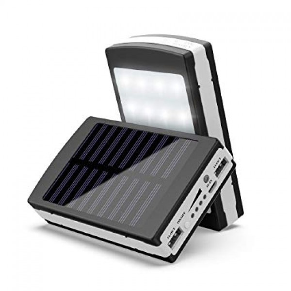 

Универсальная батарея solar powerbank led фонарь 50000 mAh black