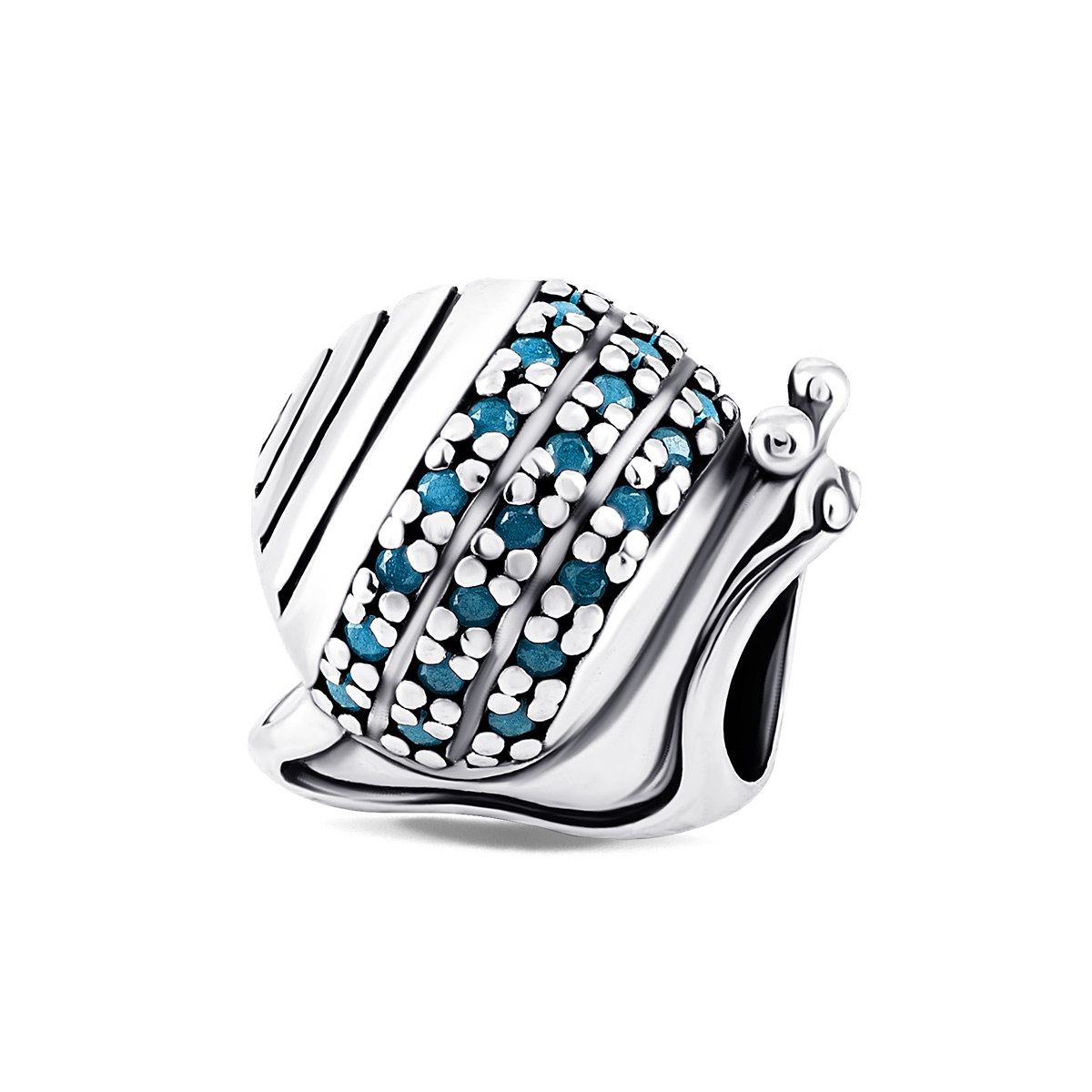 

Серебряная бусина шарм Улитка 84604бир*