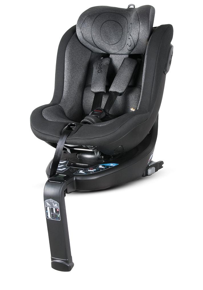 

Автокресло 360 поворотное для детей от 0 до 4 лет 0-25 кг (0-І-ІІ) с Isofix Coletto Nado O3, графит
