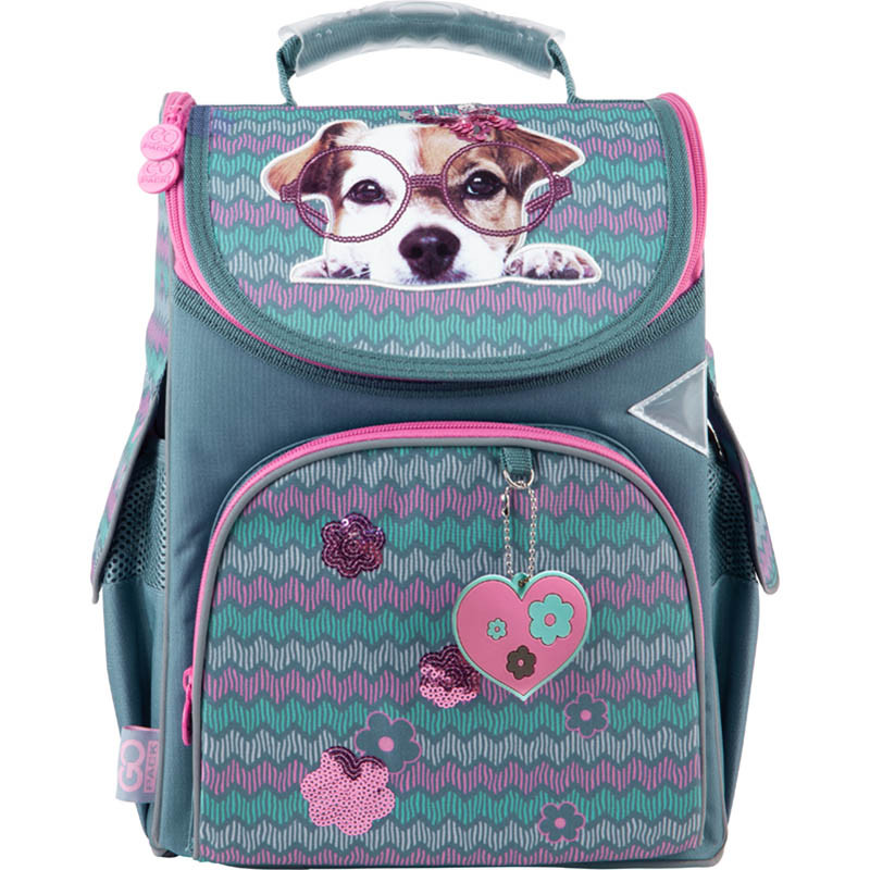 

Коллекция 2021! Рюкзак школьный GoPack Education каркасный Sweet puppy GO21-5001S-3