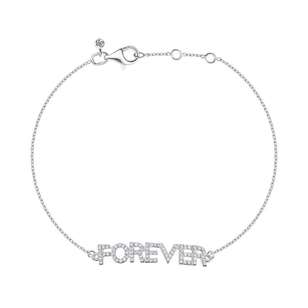 

Серебряный браслет с фианитами Forever 000148874 19 размера