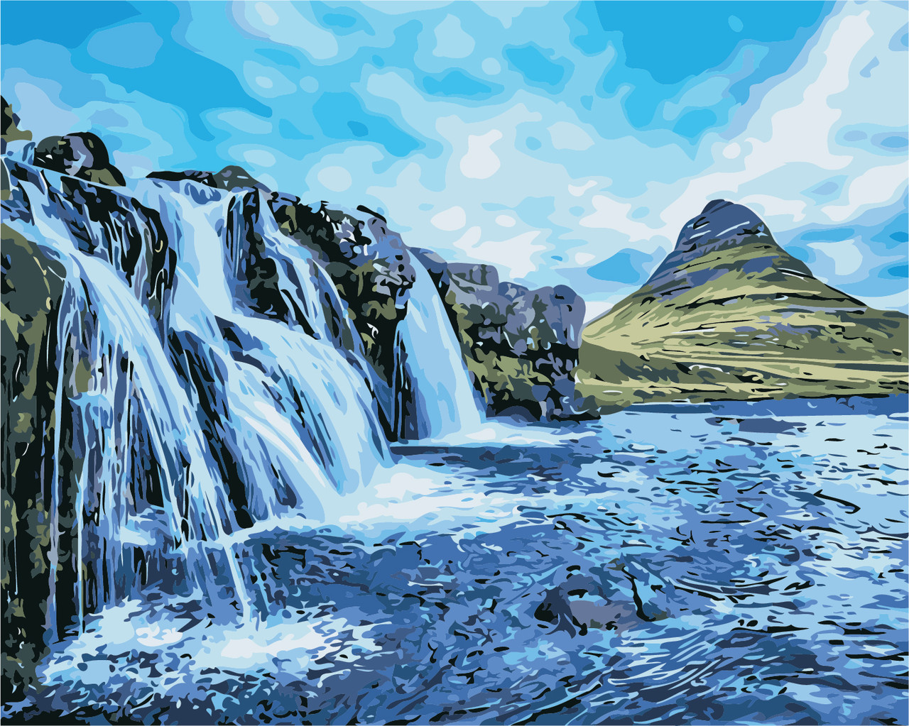 

Картина по номерам ArtStory "Водопады" 40*50см