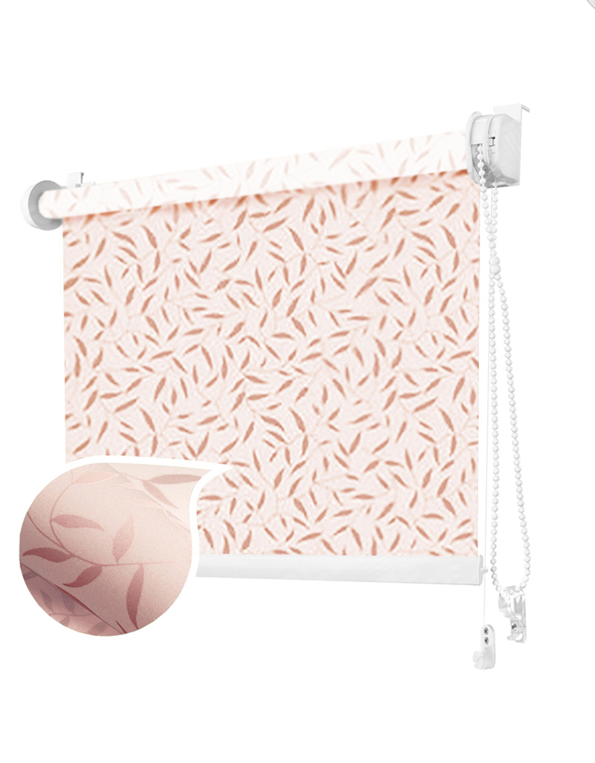 

Ролета тканевая ROLLOTEX Batik Mini 81х150 см Pink