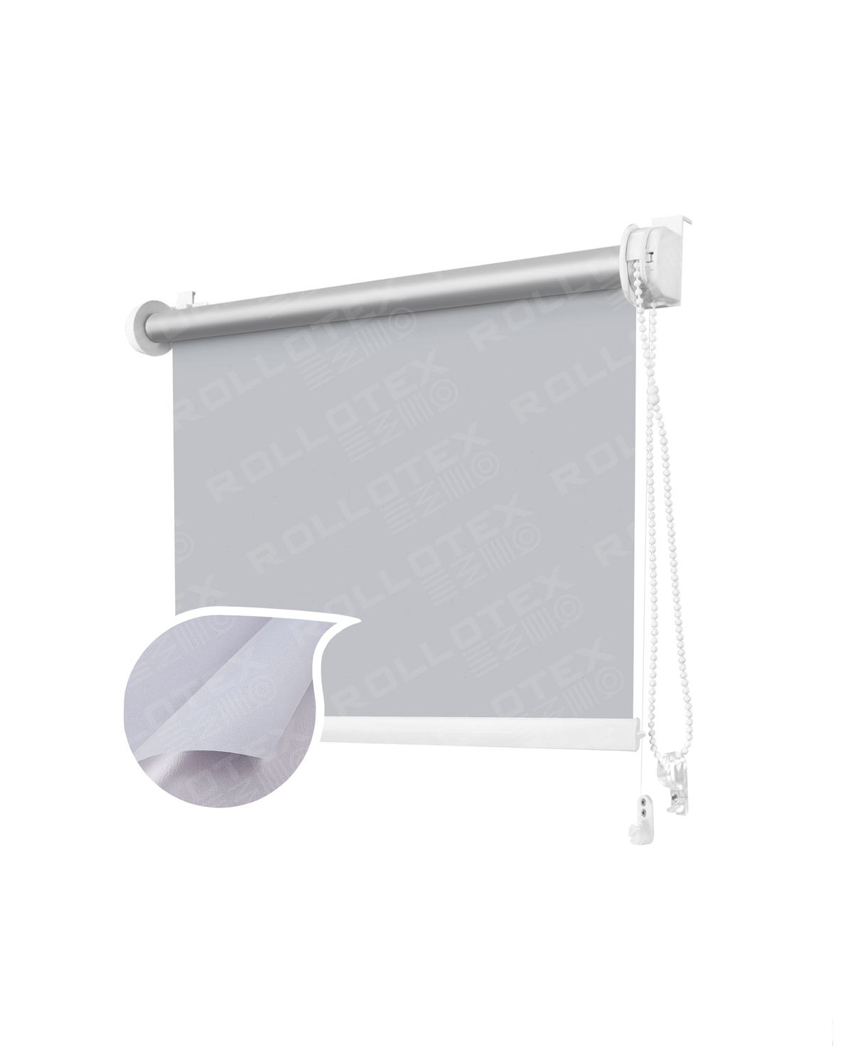 

Ролета тканевая ROLLOTEX Termo B.O. Mini 51х150 см 054 Silver