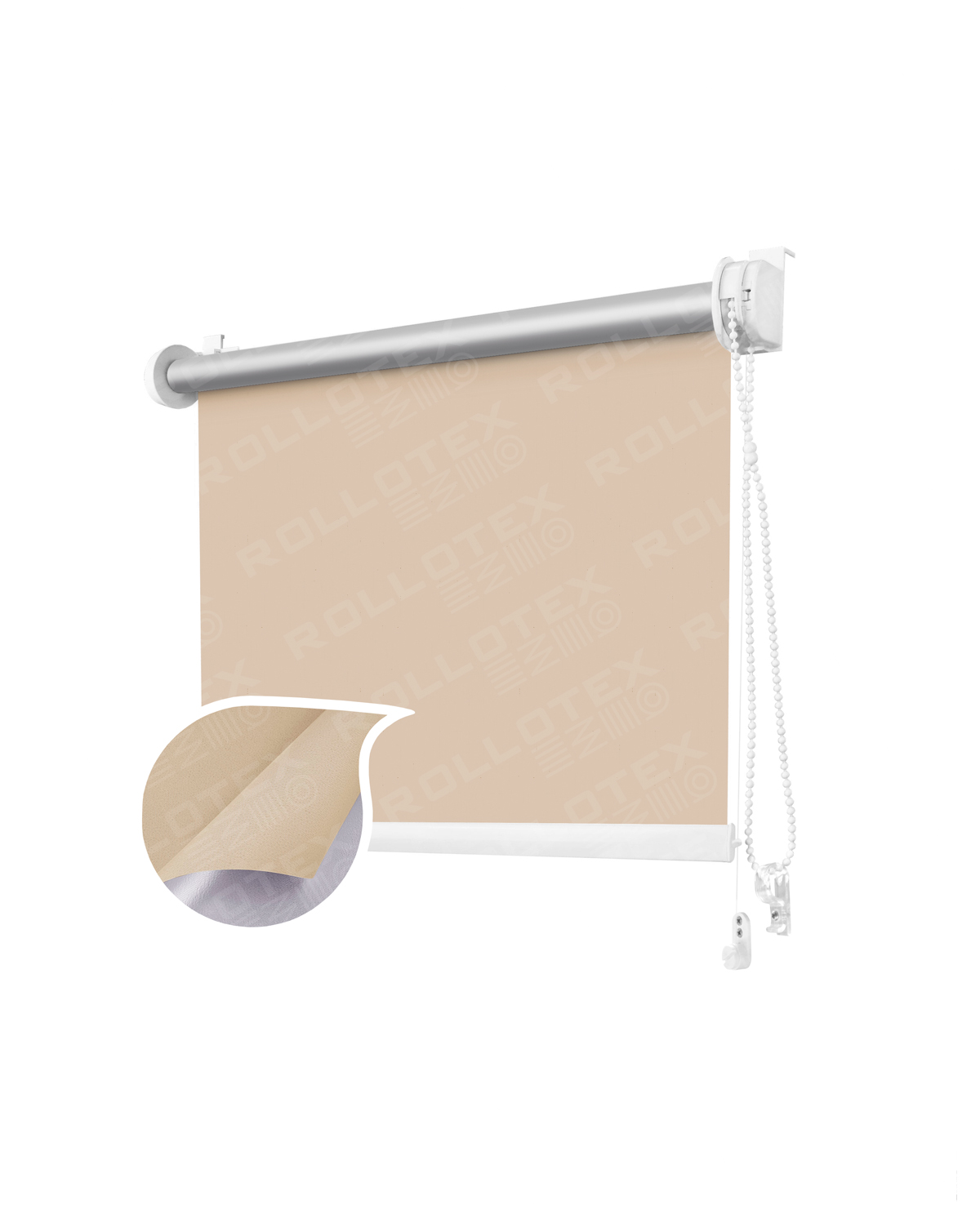 

Ролета тканевая ROLLOTEX Termo B.O. Mini 45х150 см 025 Beige