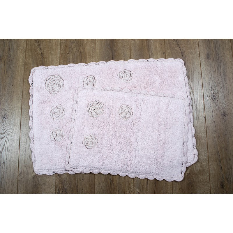 

Набор ковриков Irya - Blossom pembe розовый 60*90+40*60