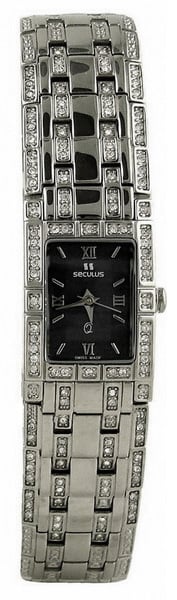 

Женские наручные часы Seculus 1655.2.753 black, pnp with stones, pnp with stones