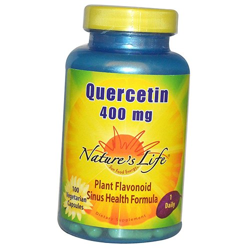 

Кверцетин, Quercetin 400, Nature's Life 100вегкапс (70454001)