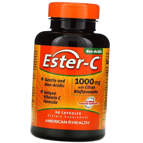 

Эстер С с Цитрусовыми Биофлавоноидами, Ester-C 1000 with Citrus Bioflavonoids Caps, American Health 90капс (36471005)