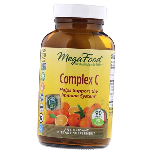 

Ежедневная поддержка здоровой иммунной системы, Complex C, Mega Food 90таб (36343036)