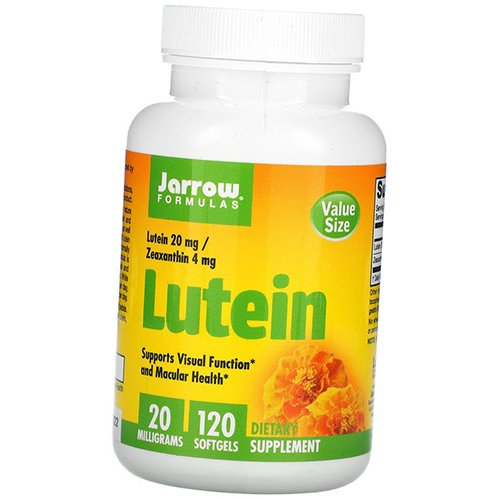 

Лютеин и Зеаксантин, Lutein 20, Jarrow Formulas 120гелкапс (72345008)