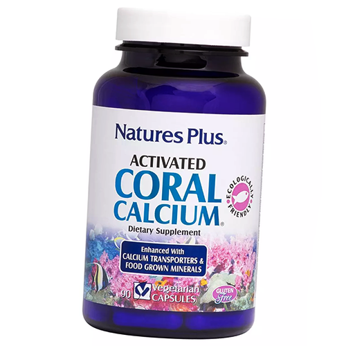 

Активированный Коралловый Кальций, Activated Coral Calcium, Nature's Plus 90вегкапс (36375141)