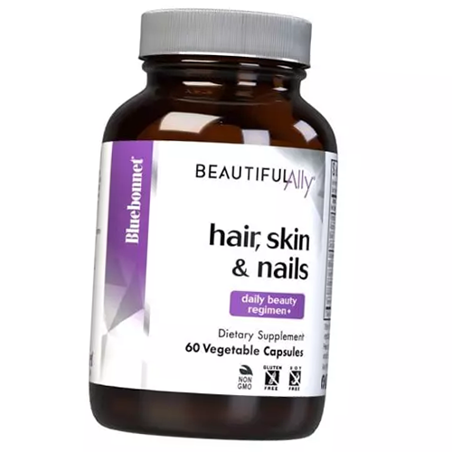 

Витамины для волос и ногтей, Beautiful Ally Hair, Skin & Nails, Bluebonnet Nutrition 60вегкапс (36393108)