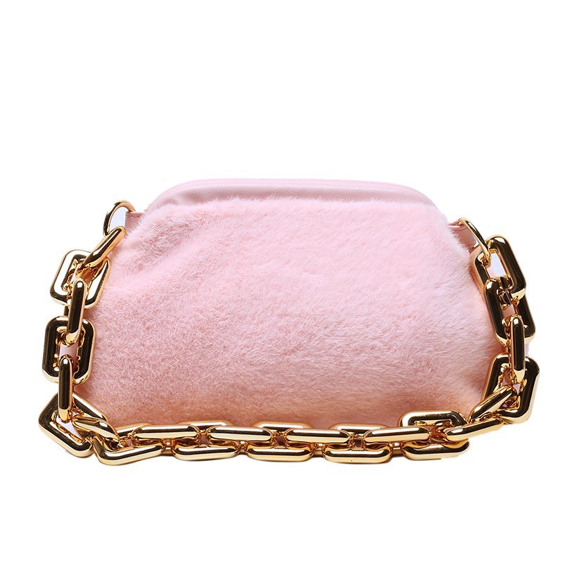 

Сумка женская pouch Pink fur Berni Fashion Розовый