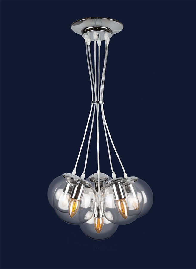 

Люстра Лофт Молекула Levistella 756Pr150F-6 Cr+Cl