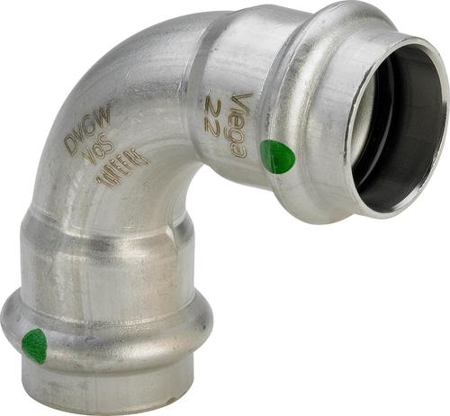 

SANPRESS INOX отвод 90°, 22 мм, с SC‑Contur, 2316