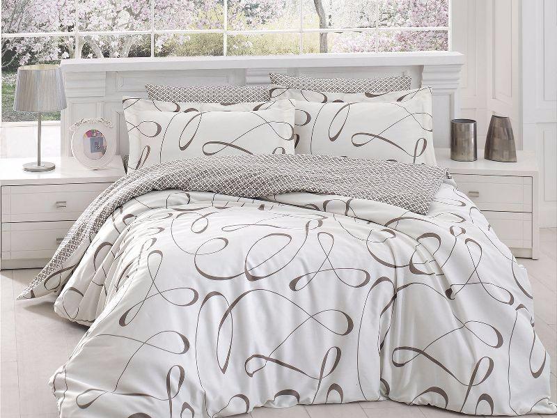

Комплект постельного белья First Choice Satin Cotton семейный сатин арт.Calisto crem