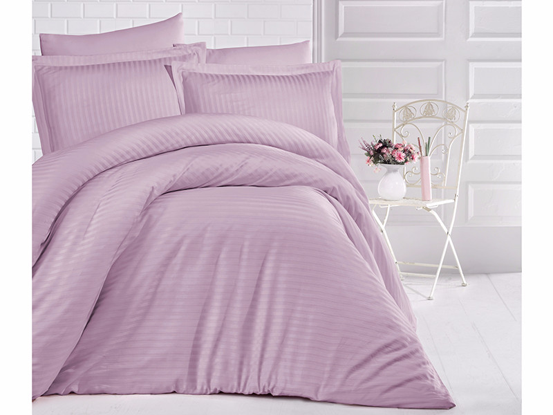 

Комплект постельного белья Clasy Satin Stripe Евро сатин-страйп арт.Lila_Stripe