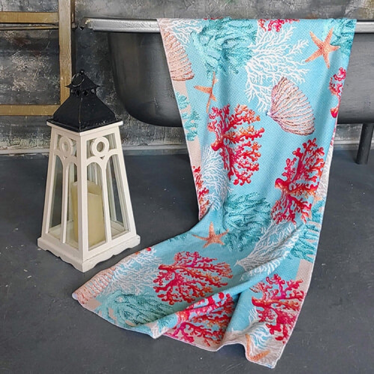 

Полотенце FOR Морские коралы 150х70 см