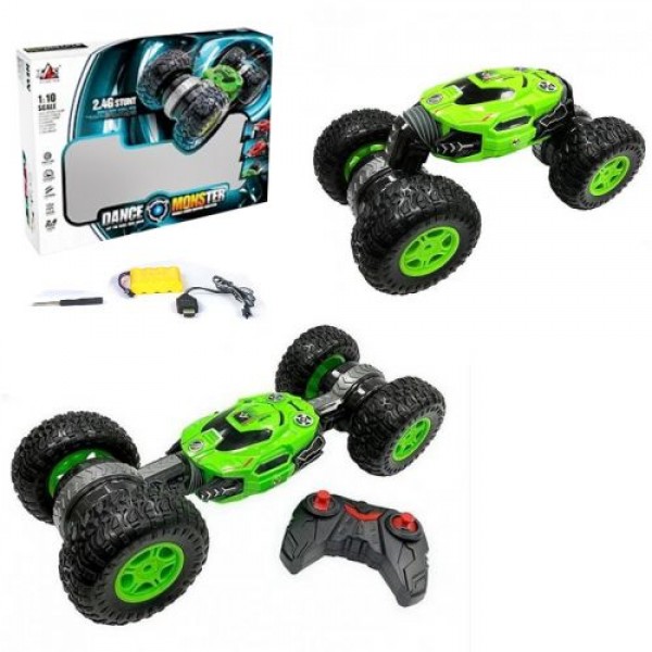 

Трюковый вездеход Dance Monster зеленый willesu toys (RQ2028)