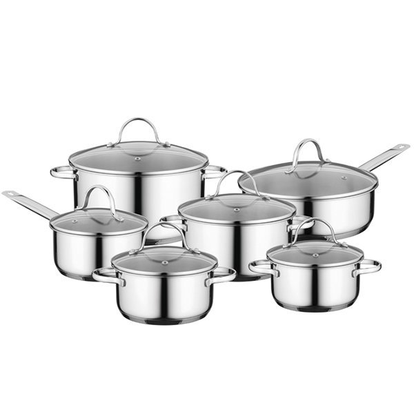 

Набор посуды BergHOFF Comfort из нержавеющей стали 12 предметов (NP)