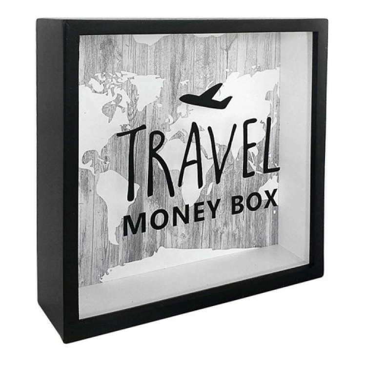 

Деревянная копилка FOR для денег Travel money box самолет ( 123839)