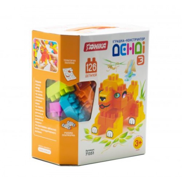 

Игрушка конструктор Денди 3 126 деталей Юника (1351)
